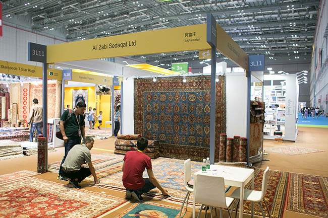 For the First Time Afghanistan’s Carpet Exporters Participated in 2017
